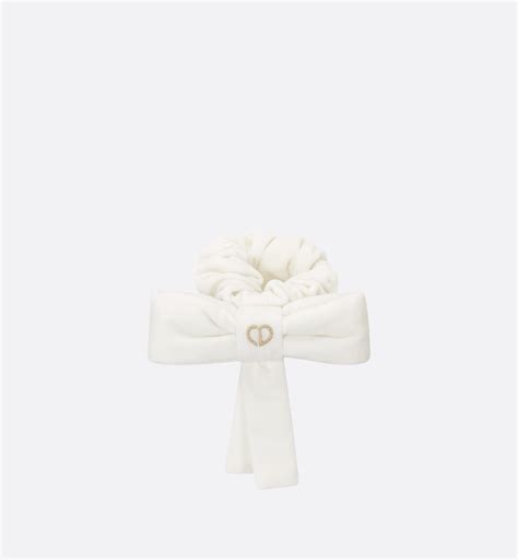 Kid's Scrunchies Ivory Velvet 